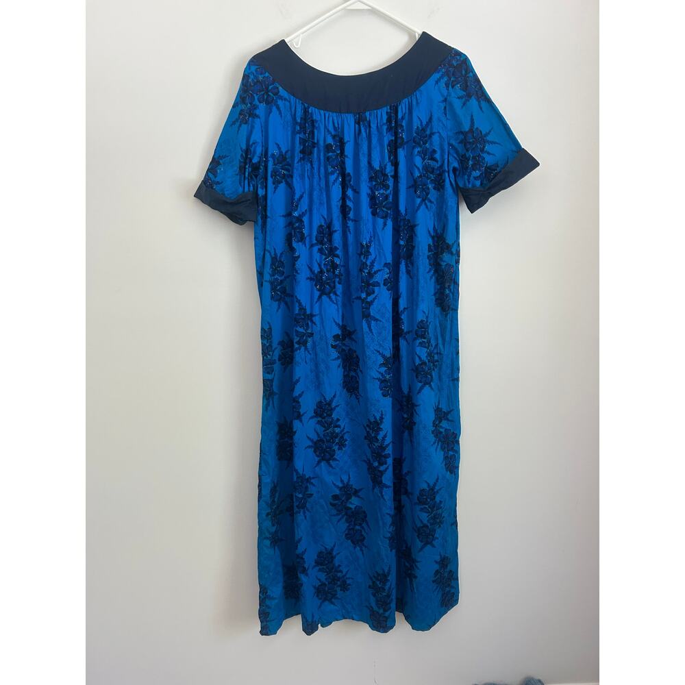 HooHawaii Blue Floral Dress S – Made in Hawaii Island Style - Picture 7 of 7